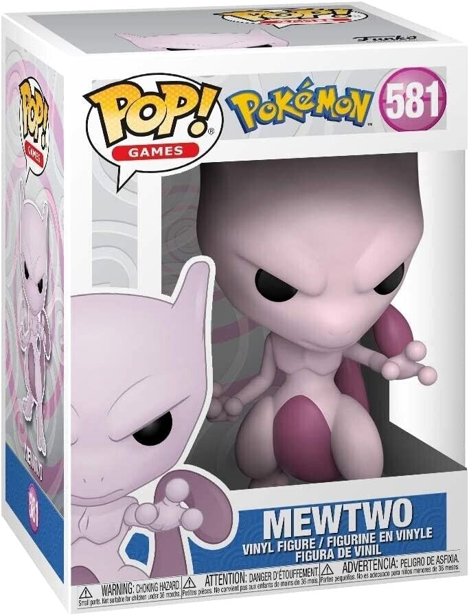 Funko Pop! Games: Pokémon - Mewtwo Vinyl Figure #581 image 3