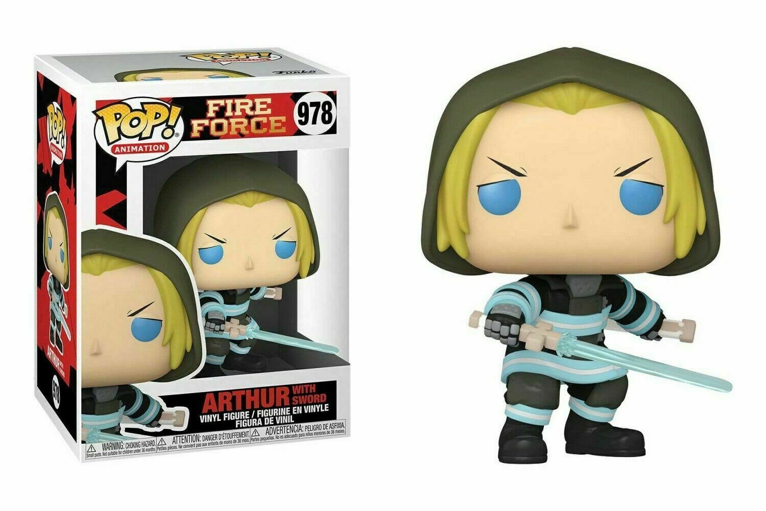 Funko Pop! Fire Force - Arthur with Sword #978 image 2