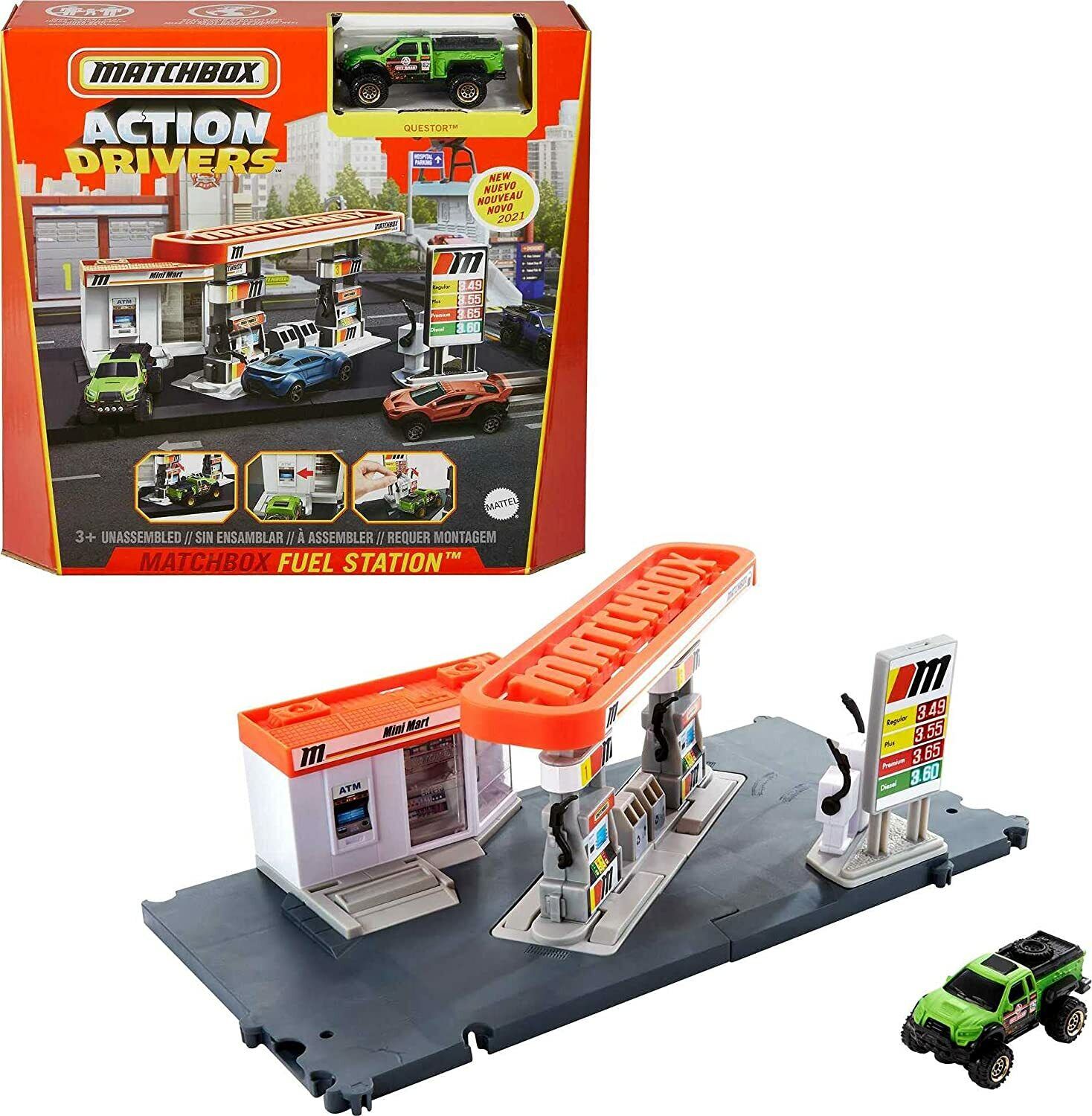 Matchbox Action Drivers Petrol Station image 0