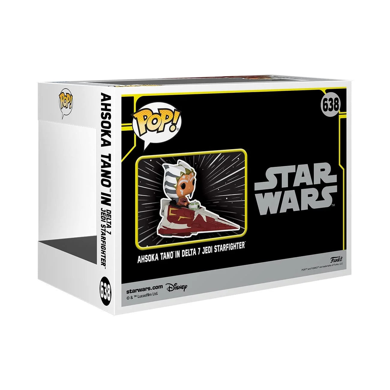 Funko Pop! Ride Super Deluxe Star Wars - Ahsoka Tano in Delta 7 Jedi Starfighter image 3
