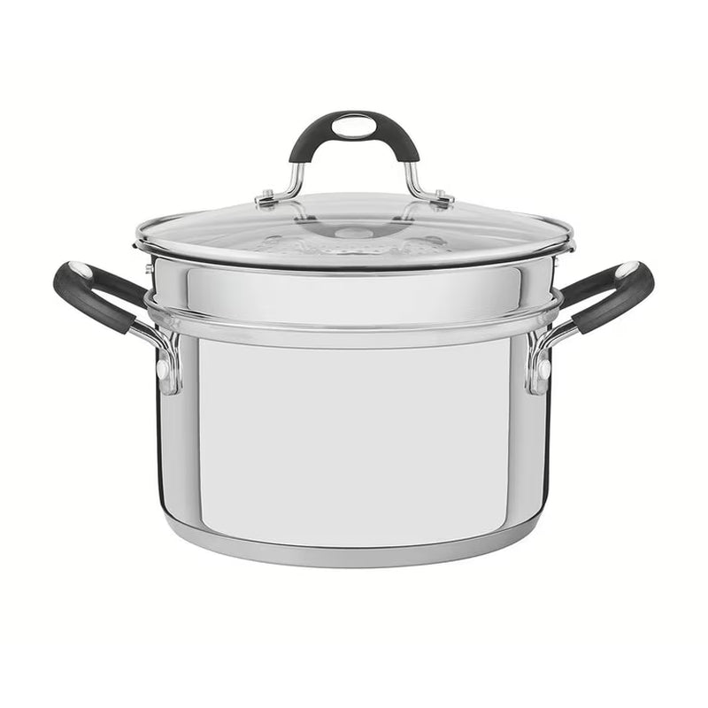 Tramontina Stainless Steel Steamer Set, 20Cm / 3.4L