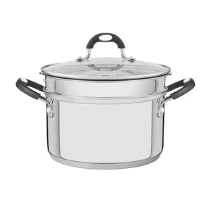 Tramontina Stainless Steel Steamer Set, 20Cm / 3.4L