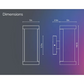 Applique murale connectée Atomi Smart Wifi, lot de 2