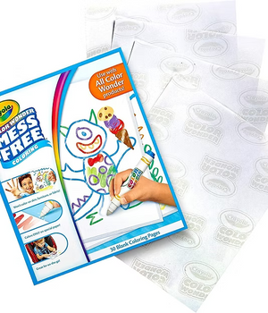 Crayola Colour Wonder Drawing Paper | 30 Sheets | Mess-Free Colouring | Won't Mark Skin or Fabric