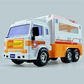 Ambulance Rescue 999 Toy Truck with Open and Close Back Doors Big Daddy