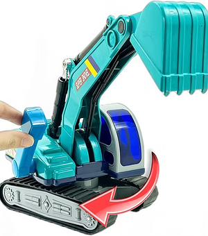 Big Daddy Excavator & Dump Truck Construction Toy Set | 2-Piece | 30cm Vehicles | Friction Powered