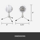 Micro USB Blue Snowball iCE pour l'enregistrement, le streaming, le podcasting et les jeux sur PC
