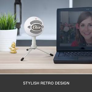 Blue Snowball iCE USB Condenser Microphone | Cardioid | Plug & Play | Skype & Discord Certified | Mac & PC