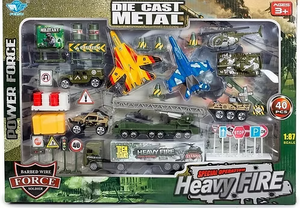 Big Daddy Military Special Operations Playset | Die-Cast Metal | Jets, Tanks & Crane | Gift Box