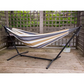 Vivere Cotton Hammock with Steel Frame and Premium Carry Bag (9 Ft)