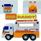 Ambulance Rescue 999 Toy Truck with Open and Close Back Doors Big Daddy