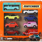 Coffret de 8 voitures ou camions Matchbox, dont 1 exclusif