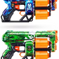 Pack de deux pistolets X-Shot Skins Dread Blasters : ensemble de combat à fléchettes en mousse à tir rapide