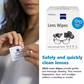 ZEISS Premium Pre‑Moistened Lens Wipes – 250 Individually Wrapped