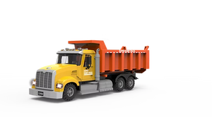 Camion-benne géant BIG-DADDY de 45 cm (18 pouces), véhicule de chantier avec benne basculante, jouet