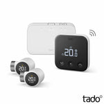 Tado Wireless Smart Thermostat Multi Room Starter Kit & 2X Smart Thermostatic Radiator Valves