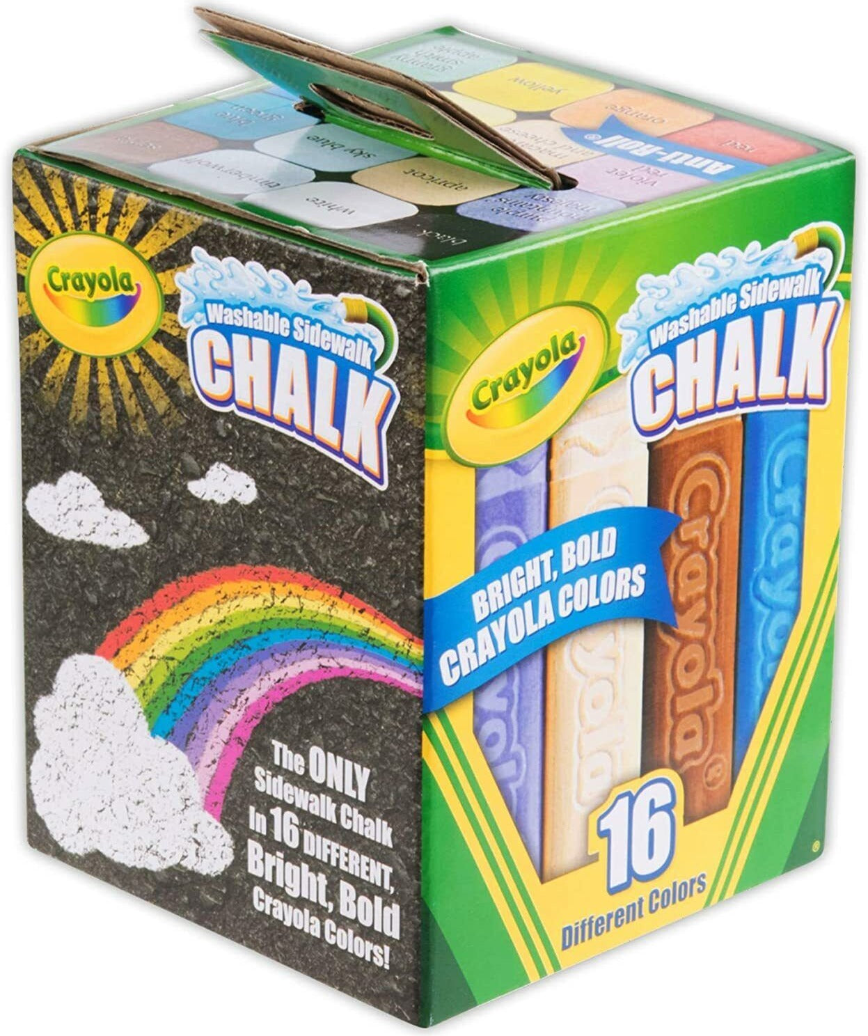 Crayola Chalk Washable Anti-Roll 16-Piece image 0