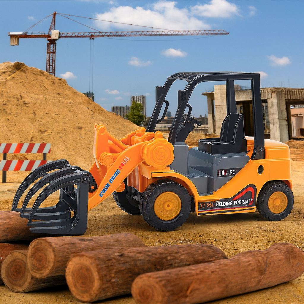 Big Daddy Mini Construction Truck Series Claw Grabber Tractor image 0