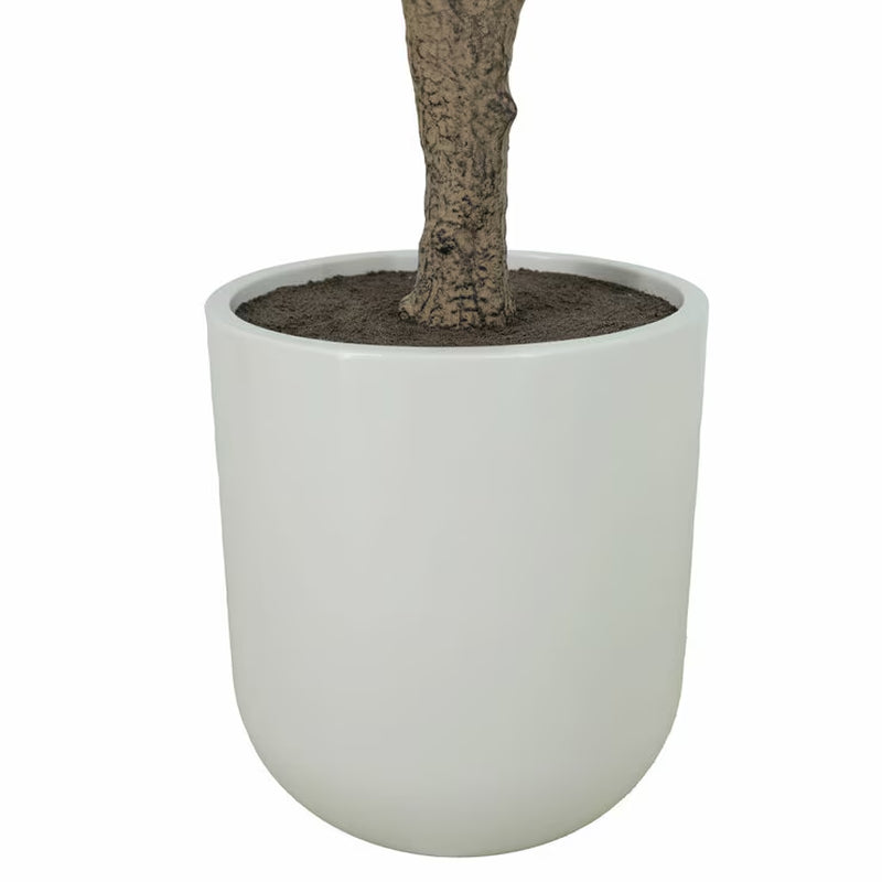 Artificial 8Ft Olive Tree in Planter