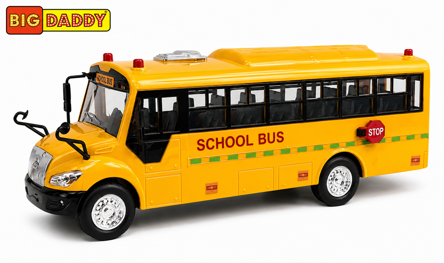 Grand autobus scolaire jaune
