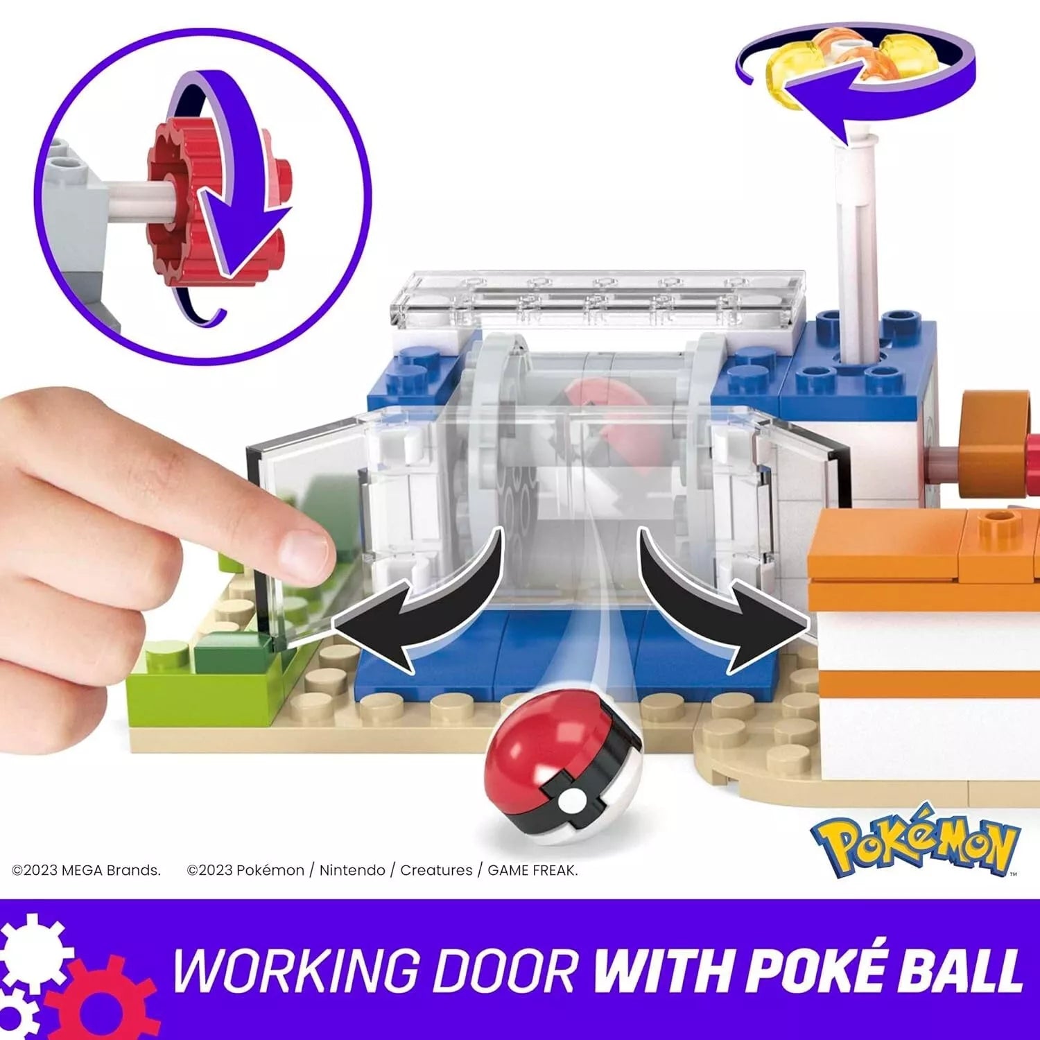 MEGA Pokémon Building Toys Set Forest Pokémon Center image 4