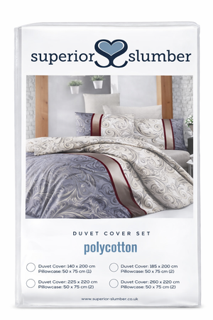 Victoria Hürrem Luxury Duvet Cover Bedding Set – Soft Polycotton – Includes 2 Pillowcases