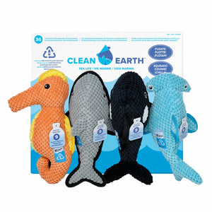Spunky Pup Clean Earth Dog Toys, 4 Pack image 0