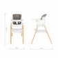 Tutti Bambini Nova Evolutionary Highchair in White image 1