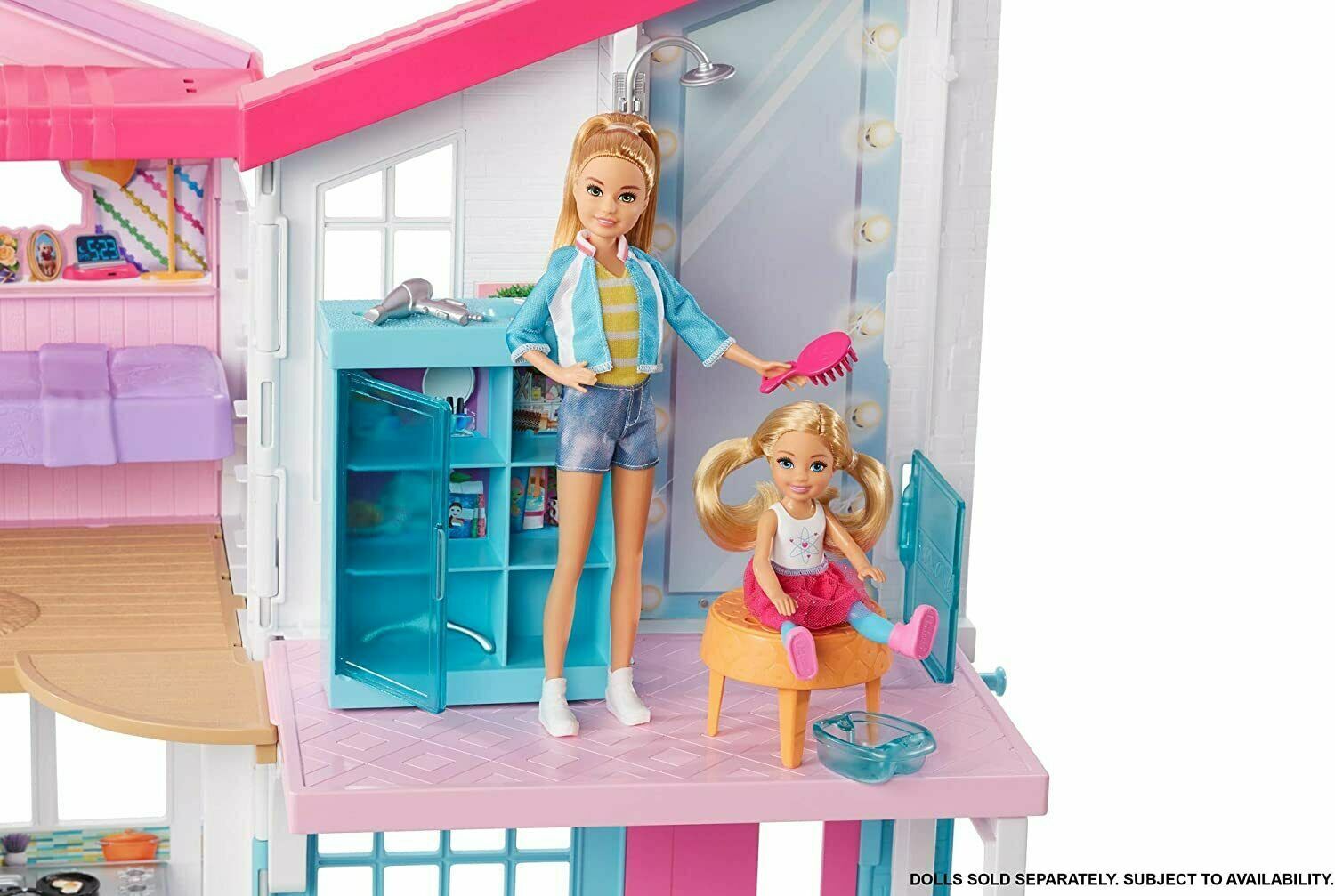 Barbie Malibu House 2-Storey, 6-Room Dollhouse image 10