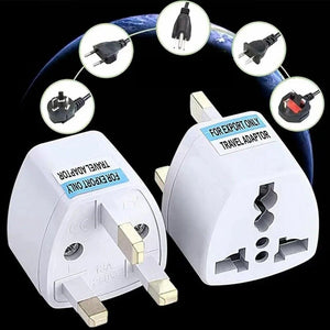 Universal Plug Adapter EU US UK AU CN To UK Type G Travel Socket Plug Converter image 0