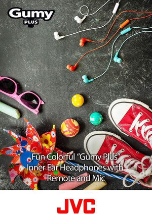 JVC Gumy Plus Earbuds Earphones with Mic image 2