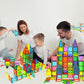 Mag-Genius Magnetic Building Block Tiles with Cylinder Shaped Pieces 143pc image 2