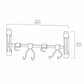 Keter 74Cm Multi-Purpose Tool Hanger Accessory for Keter Sheds