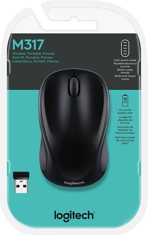 Logitech Mouse Black Wireless M317 image 1