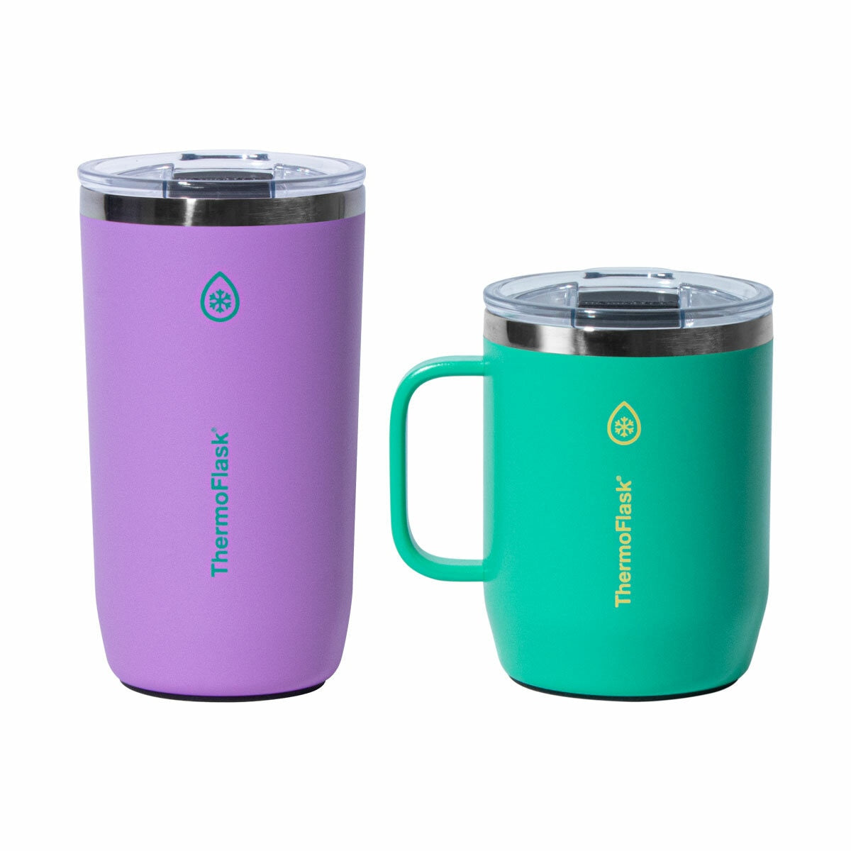 Thermoflask Coffee and Mug Set in Black & Blue image 1