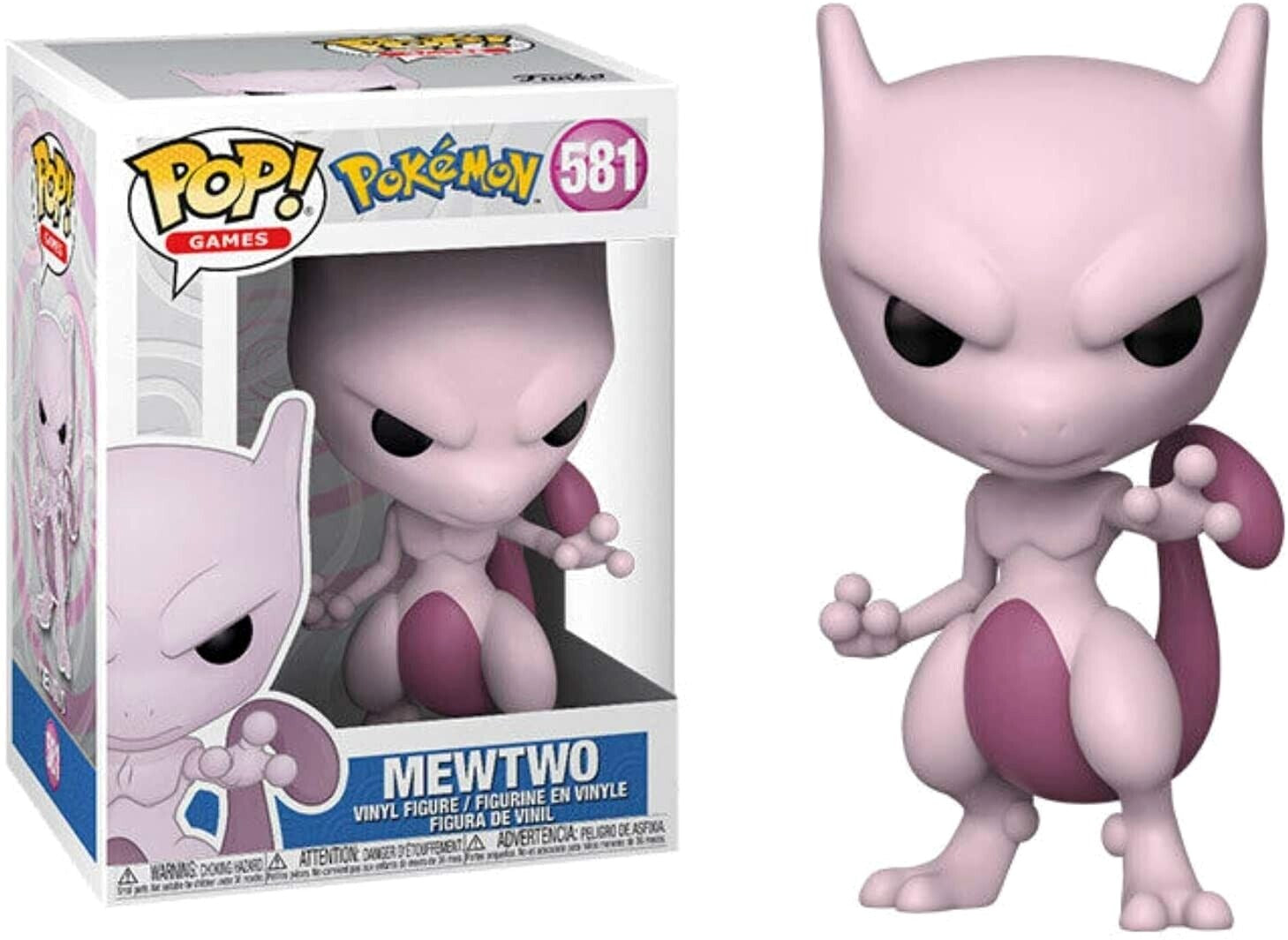 Funko Pop! Games: Pokémon - Mewtwo Vinyl Figure #581 image 1