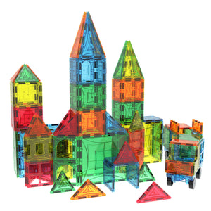 Magnet Tiles  Magnetic Building Blocks 120/pc image 1