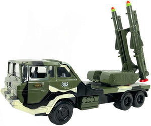 Military Missile Transport Army Truck's Long Range Missile Combat Toy image 2