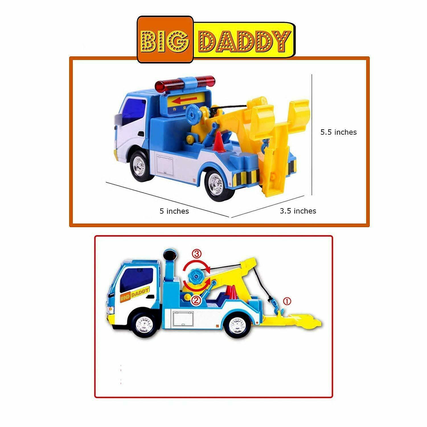 Big Daddy Police Wrecker Truck And Toy Car image 5