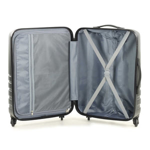 Rock Byron 3 Piece Hardside Luggage Set in Charcoal image 1