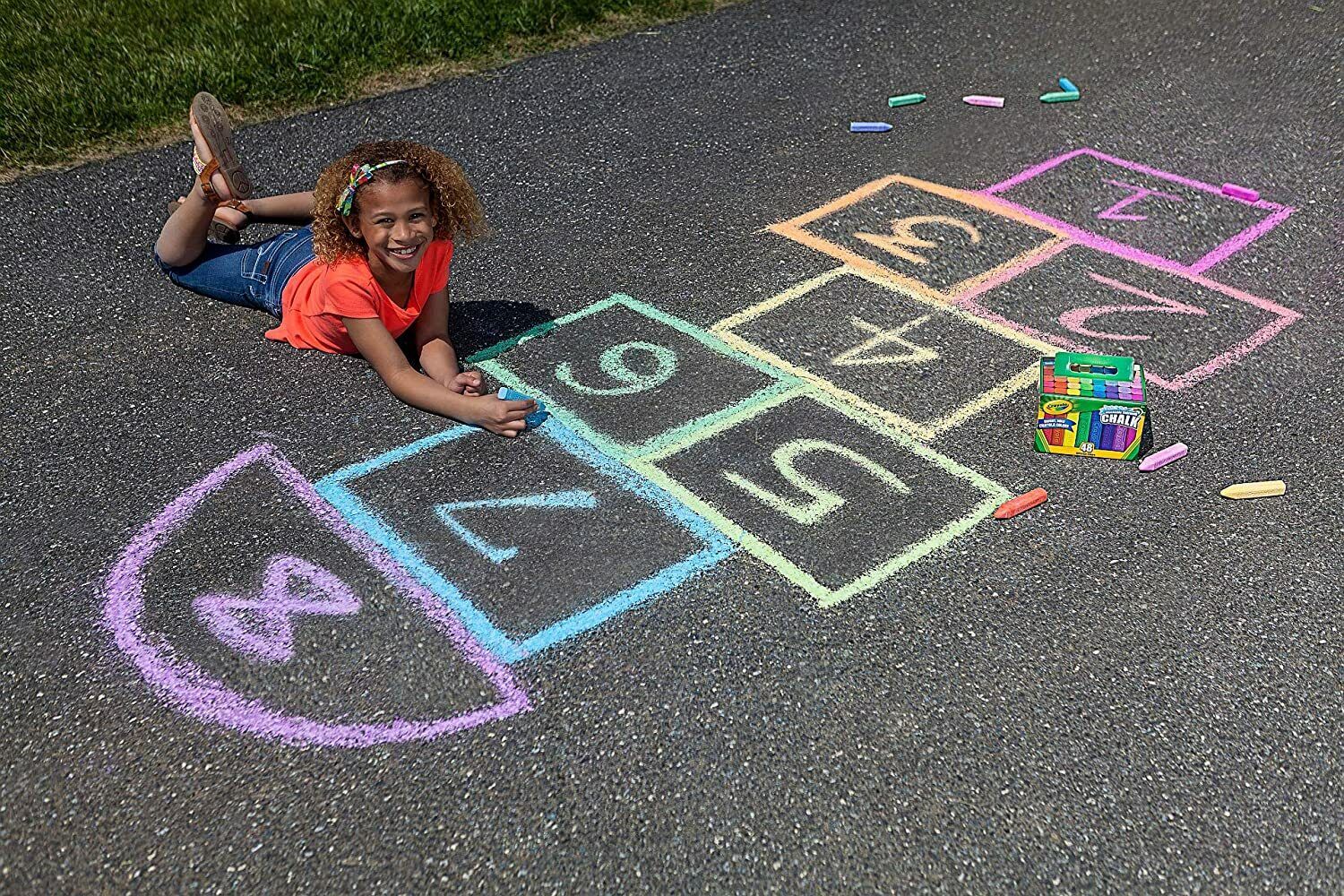 Crayola Chalk Washable Anti-Roll 48-Piece image 5