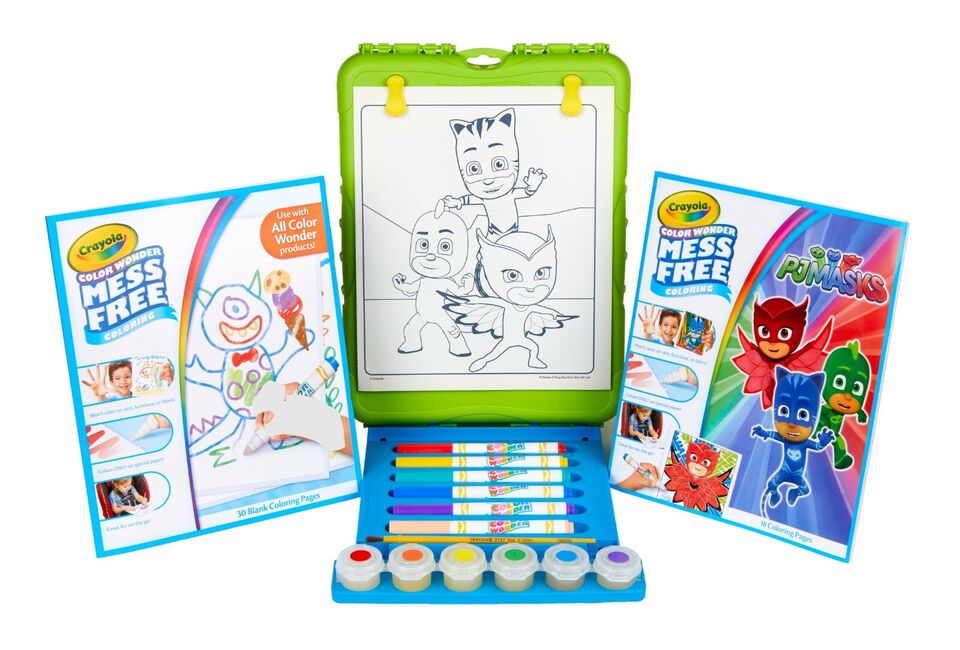 Crayola Colour Wonder Tabletop Easel Kit PJ Mask +  Refill Book image 3