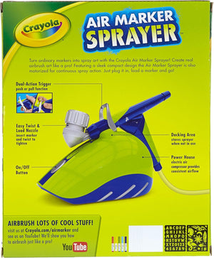 Kit de pulvérisation aérographe Crayola Air Marker