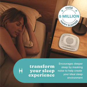 HoMedics Portable Sound Spa Machine | 6 Nature Sounds | Sleep & Relaxation Aid | Battery Operated