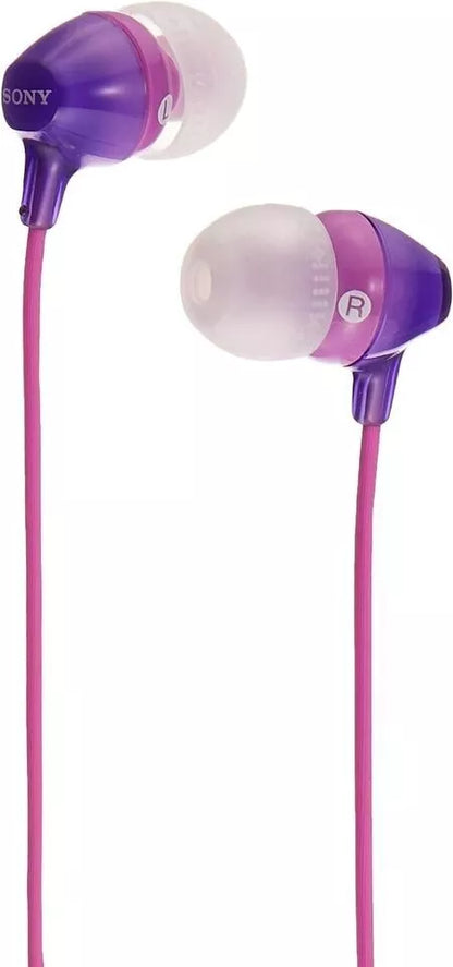 Sony MDREX15LP In-Ear Earbud Earphones, Violet image 0