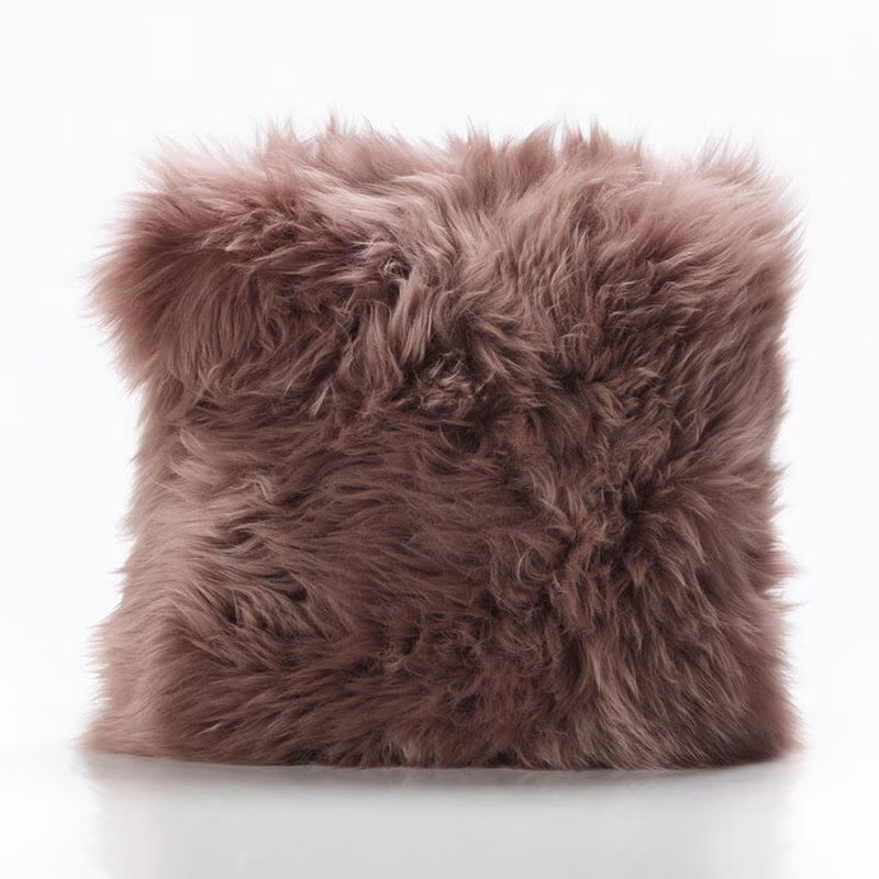 Bowron Single Sided Sheepskin Cushion, 35 X 35Cm in 7 Colours