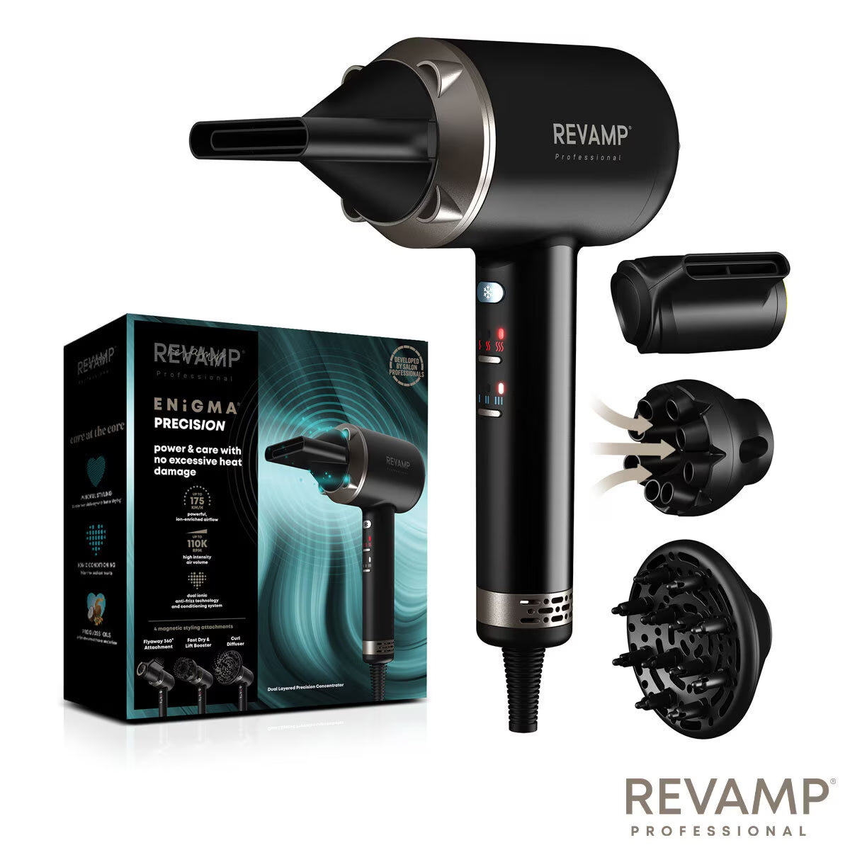 Revamp Enigma PRECISION Hair Dryer, DR-7000-GB image 0