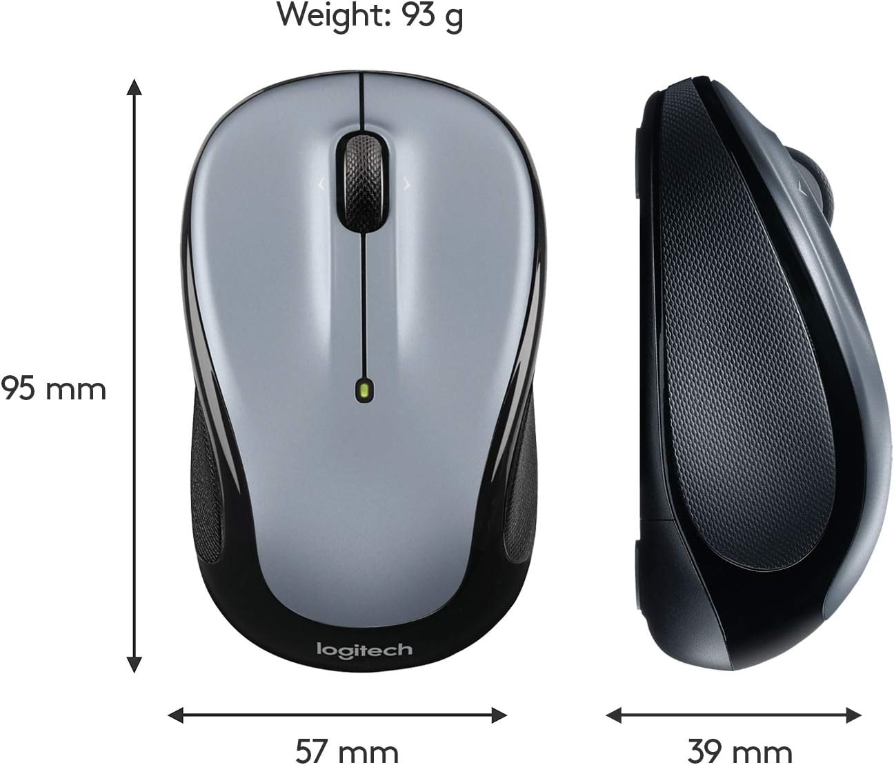 Logitech M325 Wireless Optical Mouse - Silver image 8