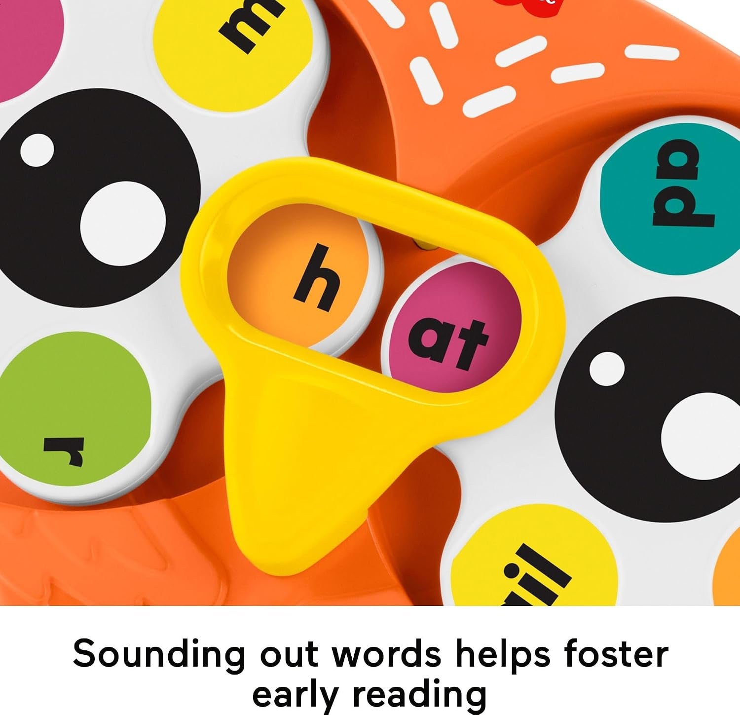 Preschool Learning Toy Spin ‘N Rhyme Fidget Spinner, Owl-Themed Early Reading Activity for Kids Ages 3+ Years