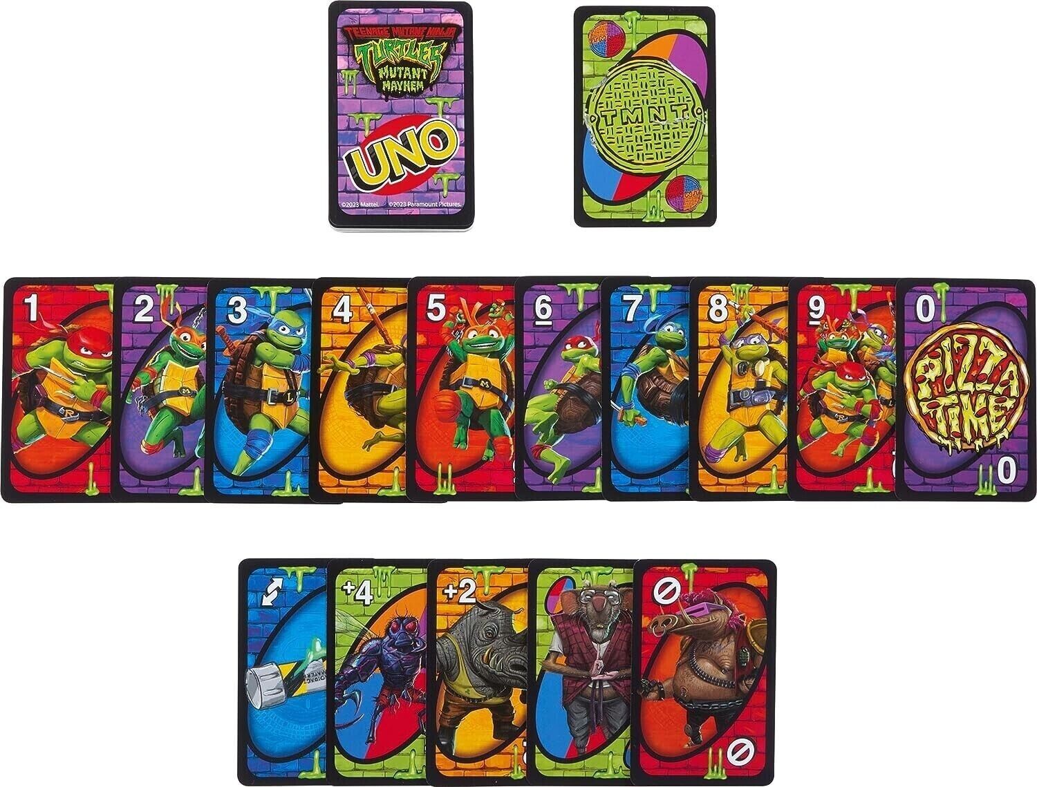 UNO Teenage Mutant Ninja Turtles Mutant Mayhem image 1